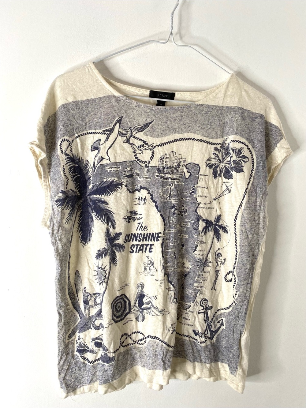 J. Crew 'The Sunshine State' Graphic Short Sleeve Tee